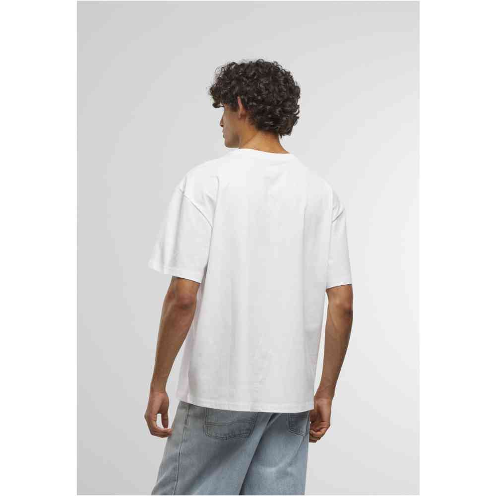 Mister Tee - Life Happens Coffee Helps Oversize Herren TShirt - WeiÃŸ